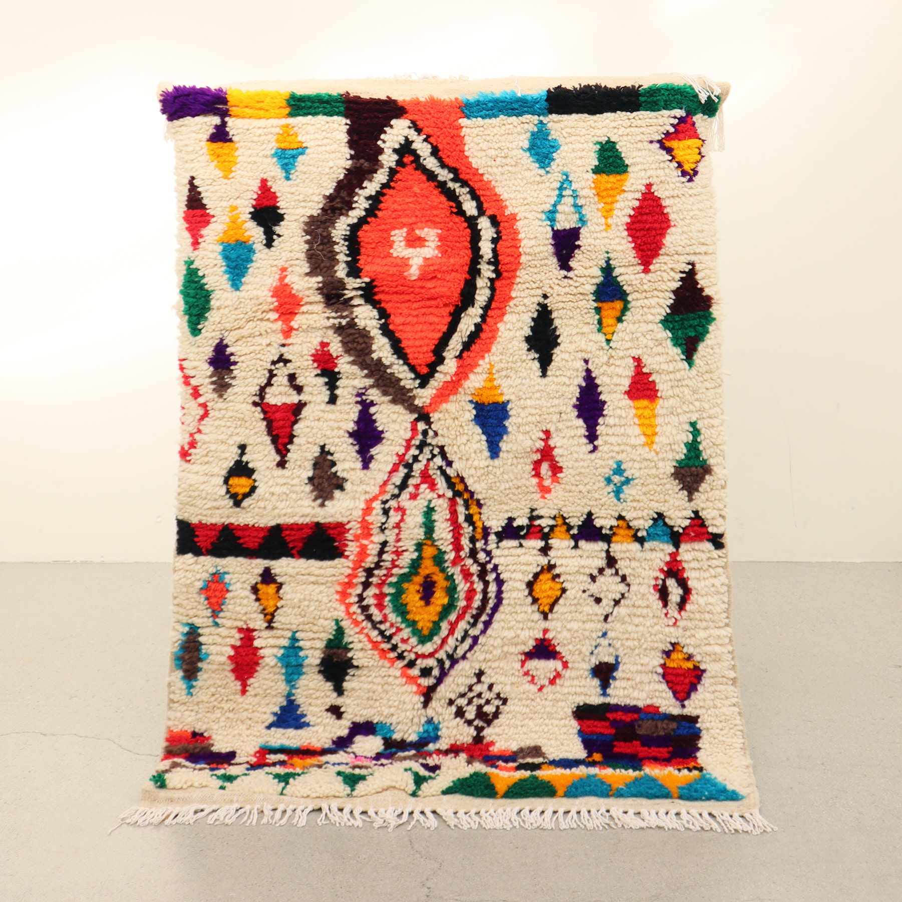 Moroccan rug Azilal sandglass